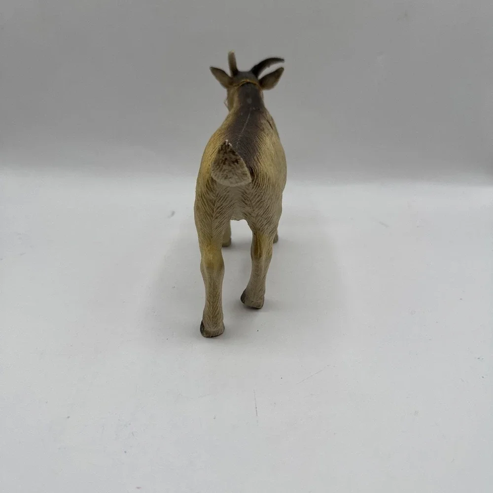 Lot of 2 Vintage Imperial‎ Sheep & Goat Farm Animal 1986 Plastic Toys Figurines